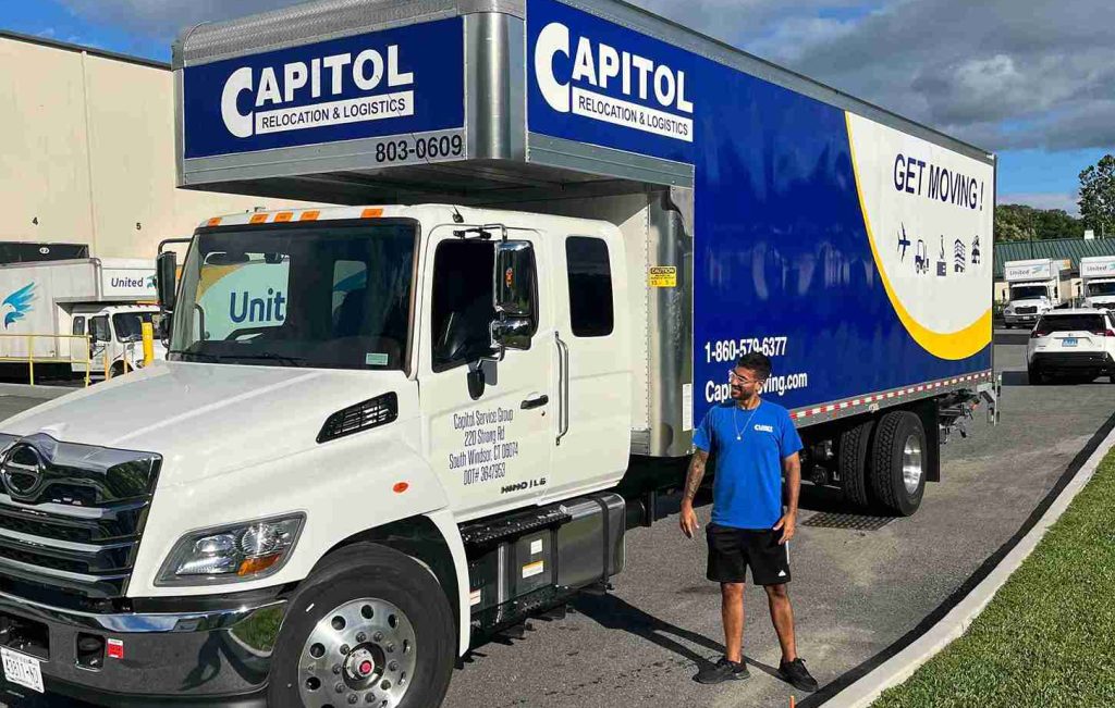 Moving Truck on Summer